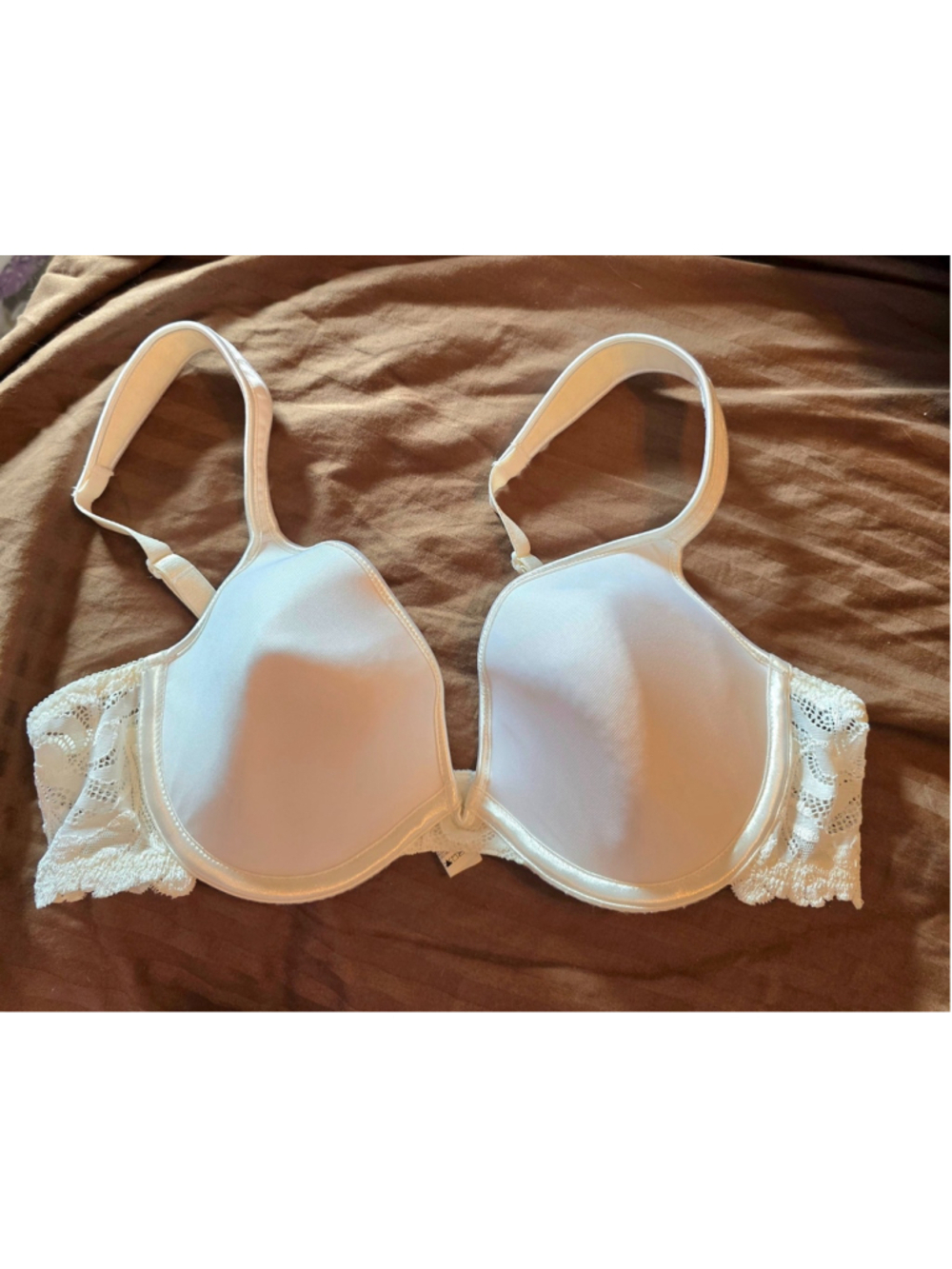Vintage Bali Sheer lace bra Size 36B